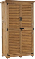Armoire de Jardin en Bois MCombo pour Outils de Jardinage