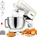 Robot Pâtissier Professionnel 2000W, 7.2L, Silencieux, Multifonction, avec Accessoires Complets