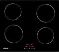 Plaque de Cuisson à Induction CIARRA 4 Zones 6000W - Encastrable avec Commande Tactile - 9 Niveaux de Puissance