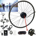 Ensemble de Roue Arrière Électrique pour Vélos, 24V-48V, 250W-500W, Compatible avec Tailles 20 à 29 Pouces