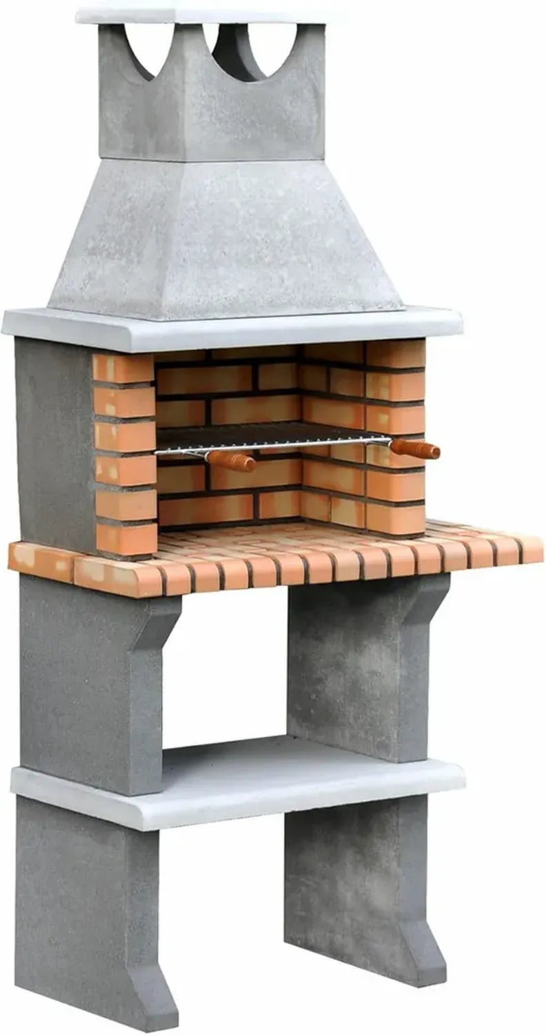 Grill Extérieur Luna Plus XL en Béton Réfractaire pour Terrasse