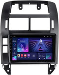 Autoradio Android 15 pour VW Polo MK4 2004-2009, Écran 9'', GPS, WiFi, 4G, USB, Carplay, Bluetooth, DSP, Commande Volant