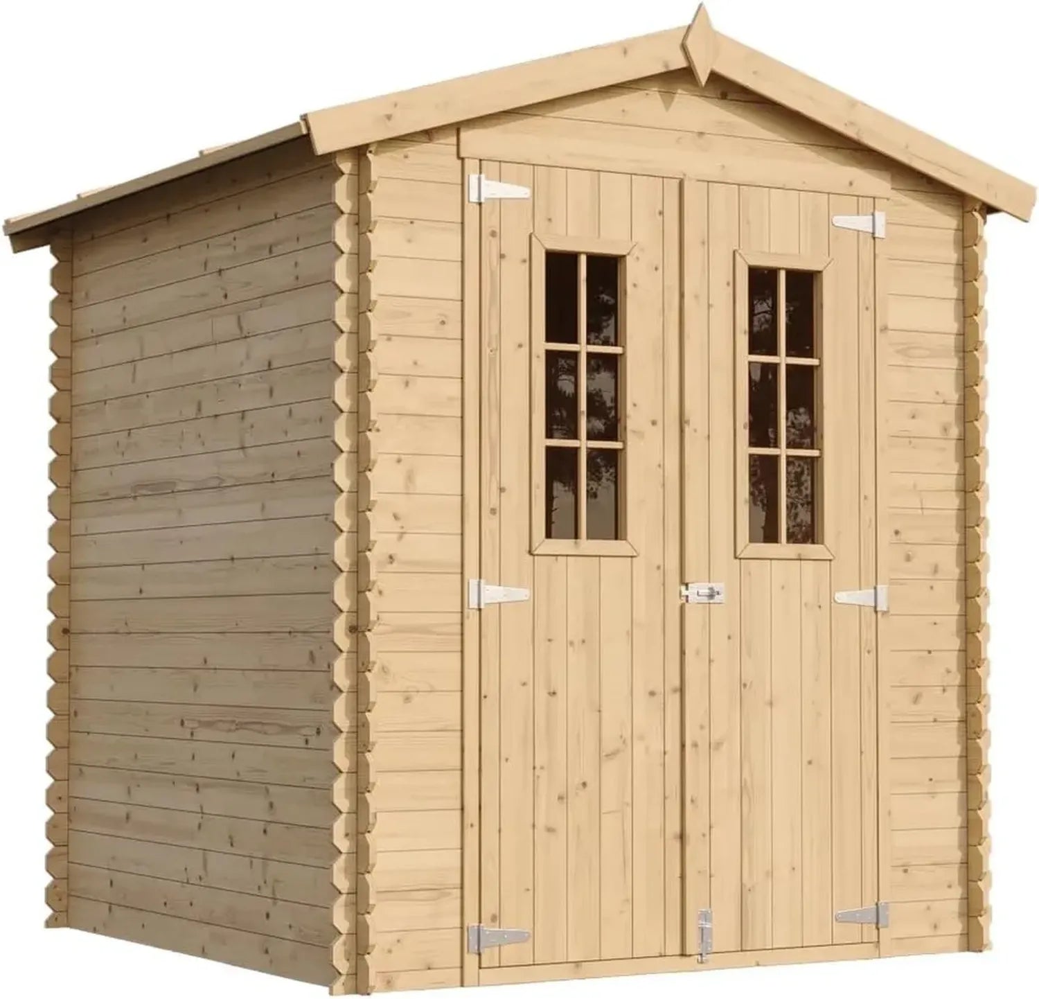 Abri de Jardin en Bois 2,82 m² - Rangement Extérieur pour Outils et Vélos - TIMBELA M320C