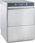 Lave-vaisselle professionnel HYPRO-GSM54SL en acier inoxydable, panier 50×50 cm, avec doseur et pompe, 400 V, qualité européenne