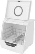 Mini lave-vaisselle portable 800W avec écran tactile et 4 modes, réservoir 6L