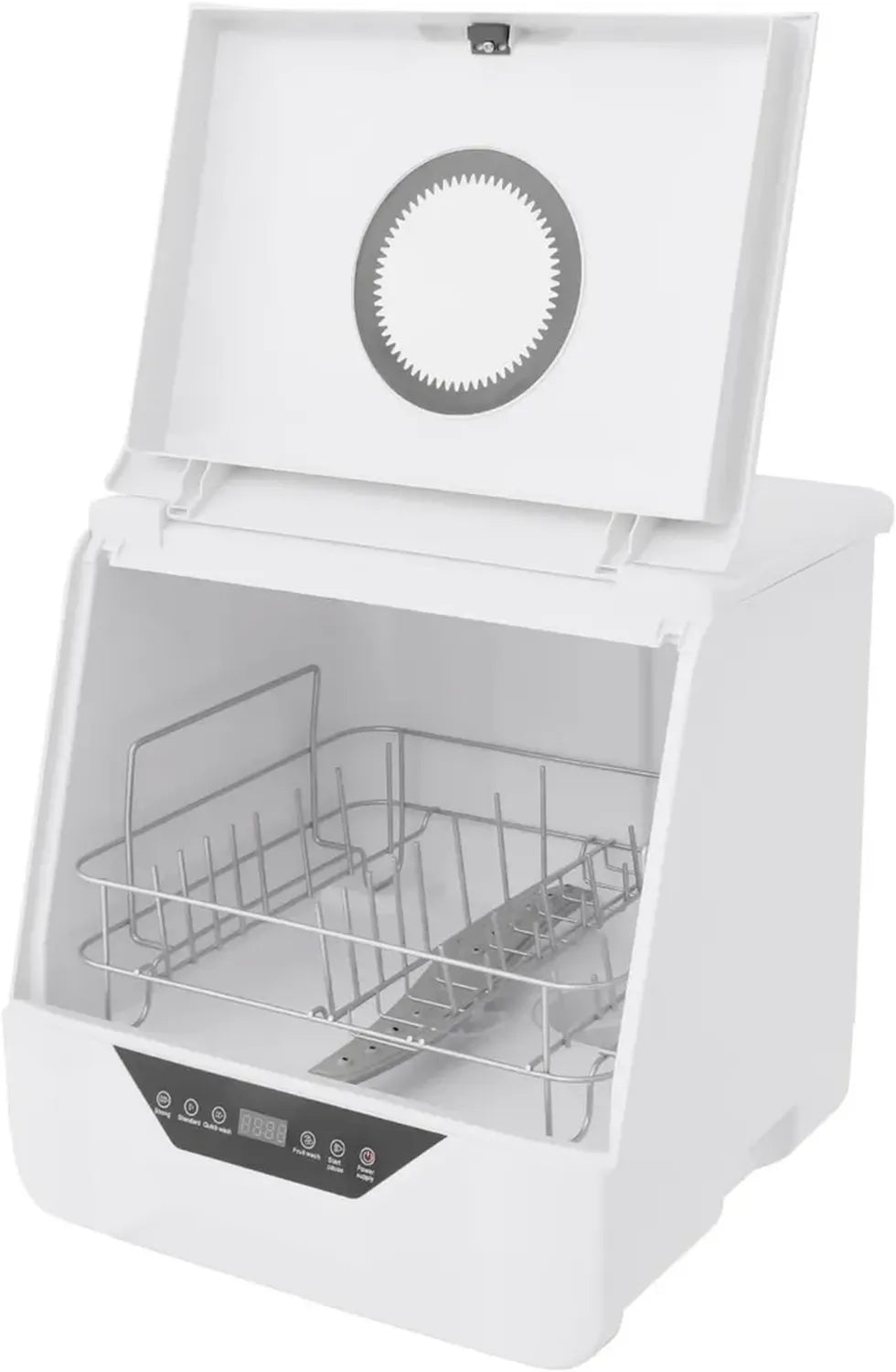 Mini lave-vaisselle portable 800W avec écran tactile et 4 modes, réservoir 6L