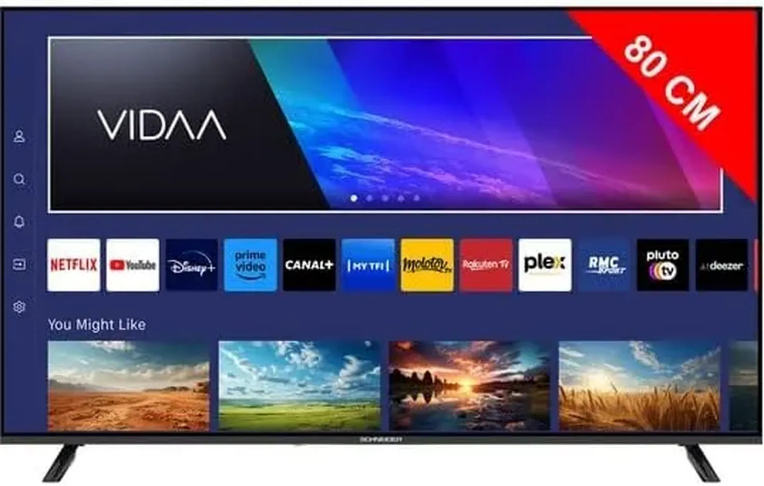 Téléviseur LED Schneider 32A2 - Écran HDTV 32 Pouces