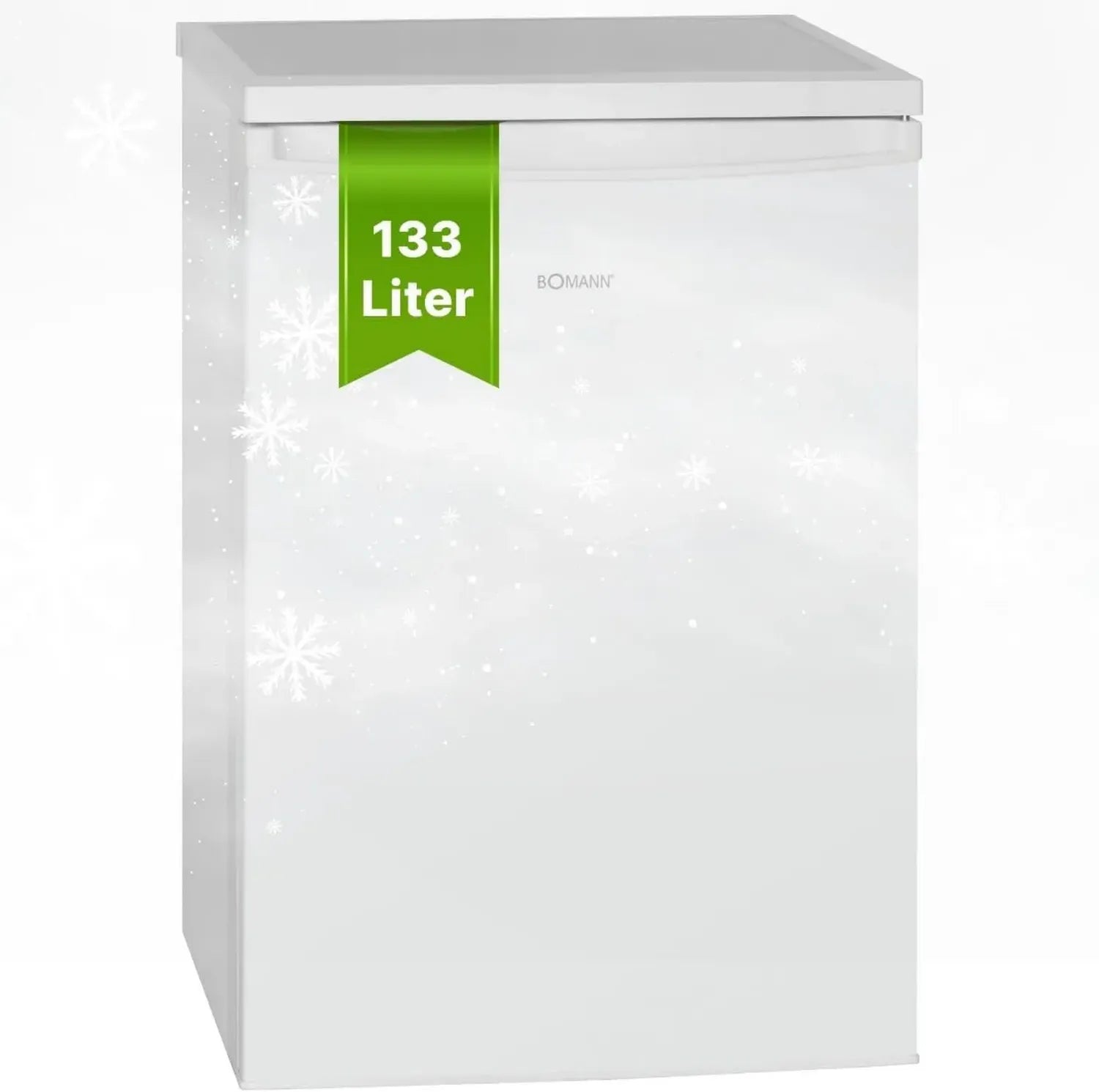 Réfrigérateur Bomann 133L Blanc avec Éclairage LED et Température Réglable