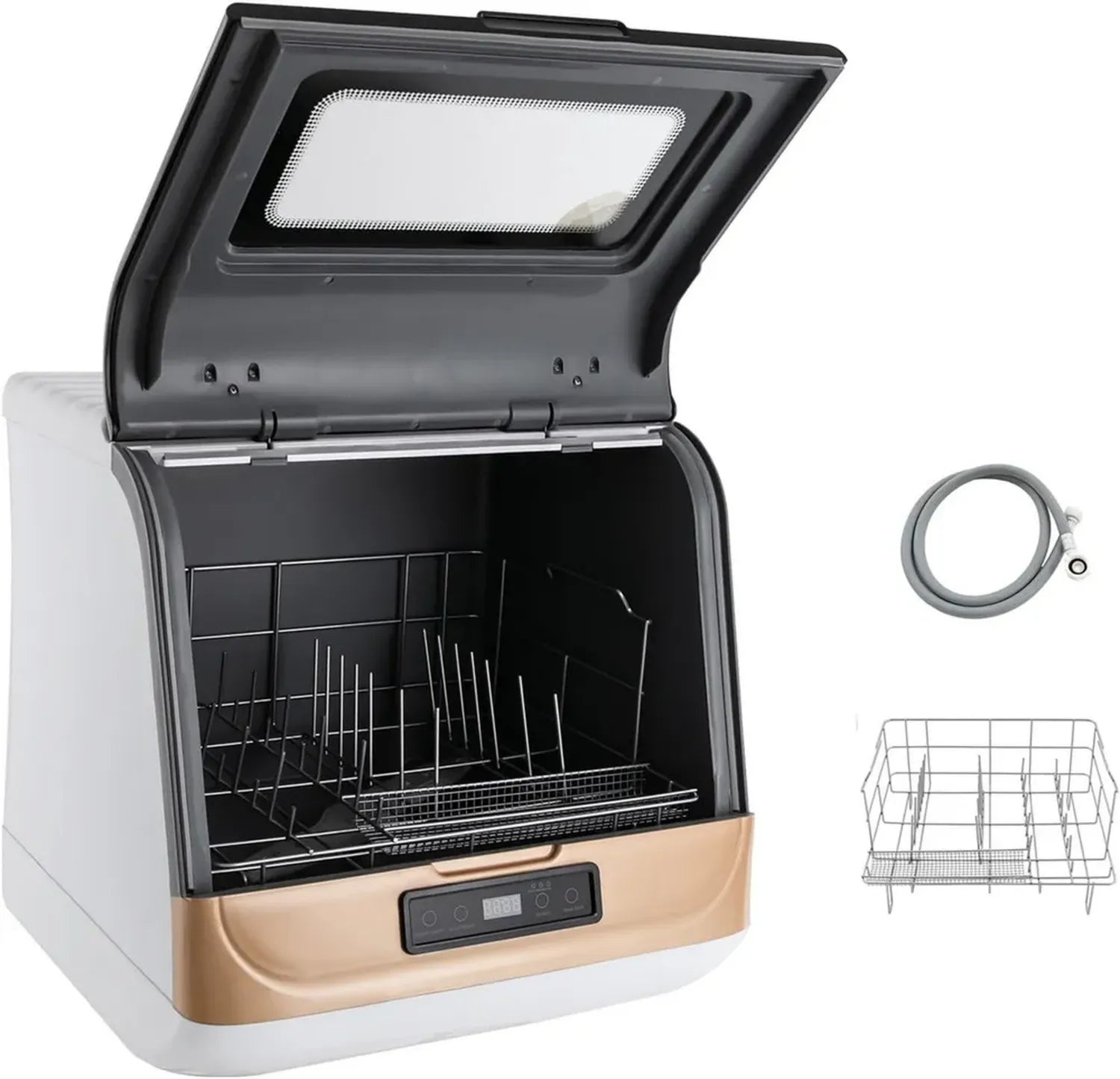 Lave-vaisselle compact portable, 3 modes de lavage, capacité 12-20 pièces