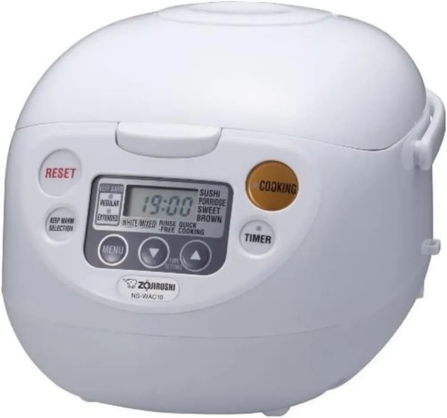 Cuiseur à riz Zojirushi Micom avec réchauffage, 5,5 tasses, blanc