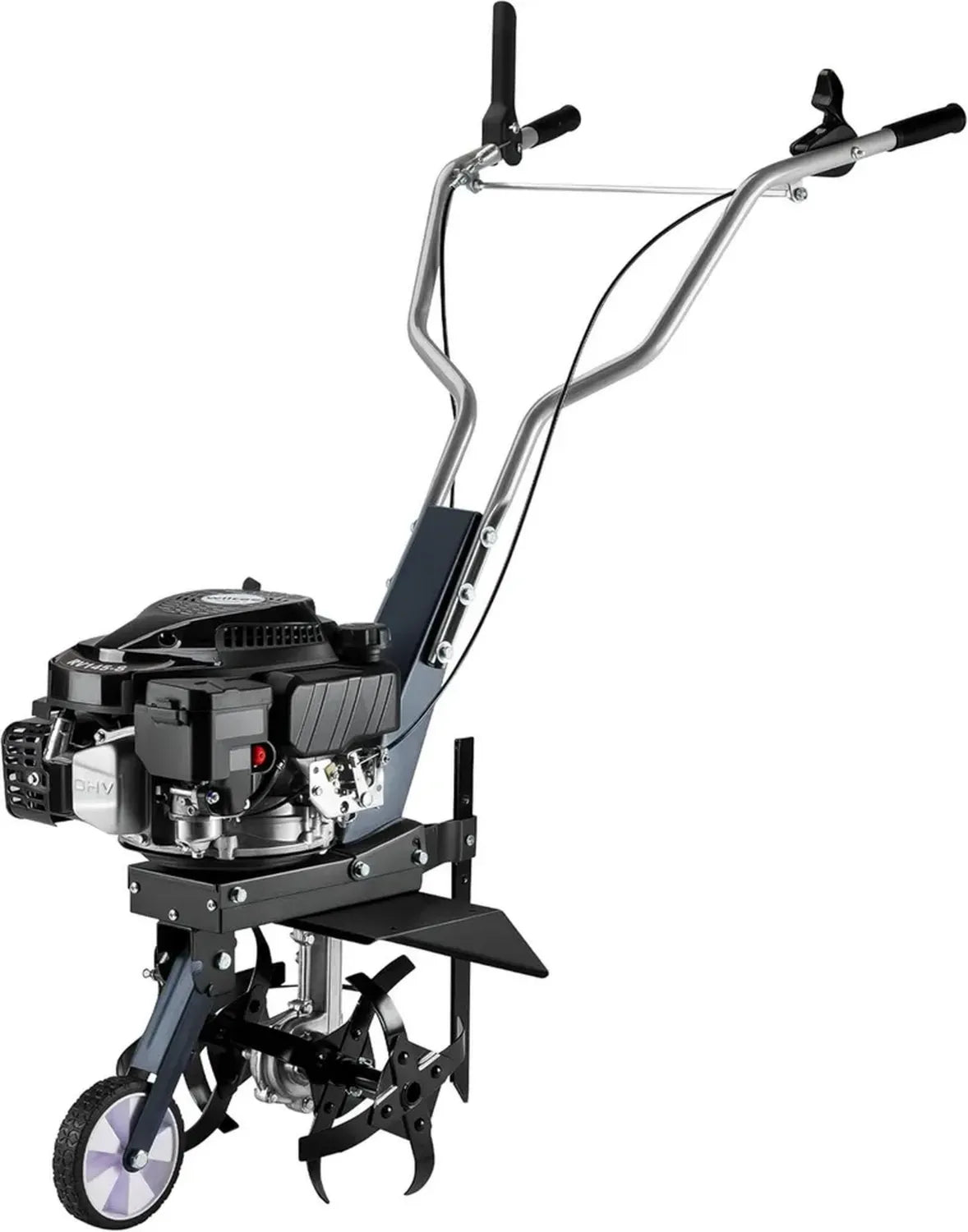 Motobineuse Essence 36 cm 2,5 KW avec 4 Fraises et Moteur OHV - Ergonomique pour Jardinage