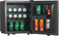 Mini-bar Professionnel METRO, 45L, Étagères Ajustables, Éclairage LED, Noir Élégant