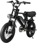 Vélo Électrique pour Adolescents, 36V 13Ah Batterie Amovible, Pneus Fat 16x3.0 Pouces, Écran LCD, Freins Double Disque