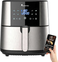 Friteuse à Air XXL 6L 1800W avec Écran LED Tactile et Panier Antiadhésif