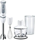 Mixeur Plongeant Braun MultiQuick 5 MQ5235WH - 1000W, 21 Vitesses, Turbo, Accessoires Inclus