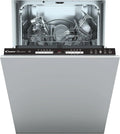 Lave-vaisselle Encastrable Candy Brava 45 cm, 9 Couverts, 5 Programmes, Zoom 32', Silencieux 49 dB, Sécurité Aquastop, Départ Différé, Intérieur Inox, Classe Énergétique F