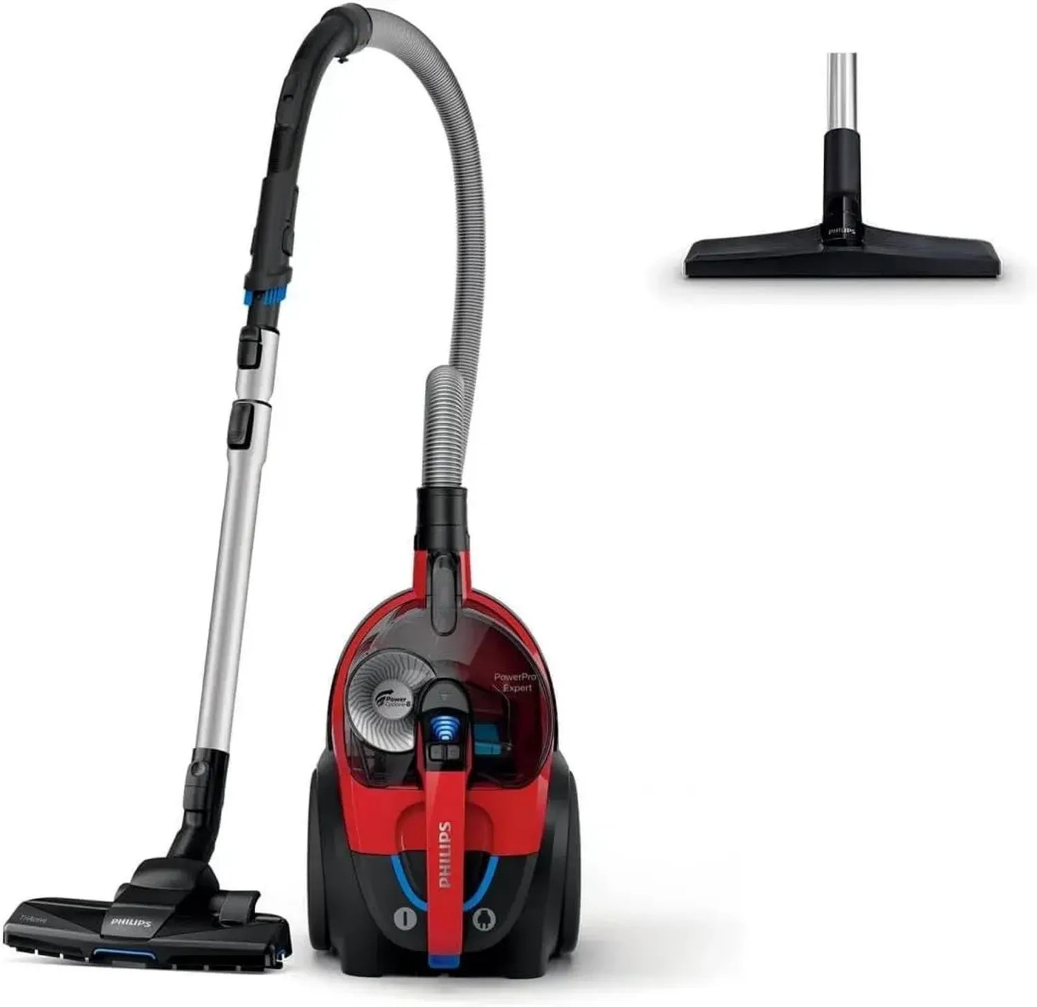 Aspirateur Sans Sac Philips PowerPro Expert 900W - Filtre Anti-Allergènes H13 et Brosse TriActive