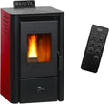 Poêle à granulés étanche 9,4 kW Bordeaux modèle Anita Sannover