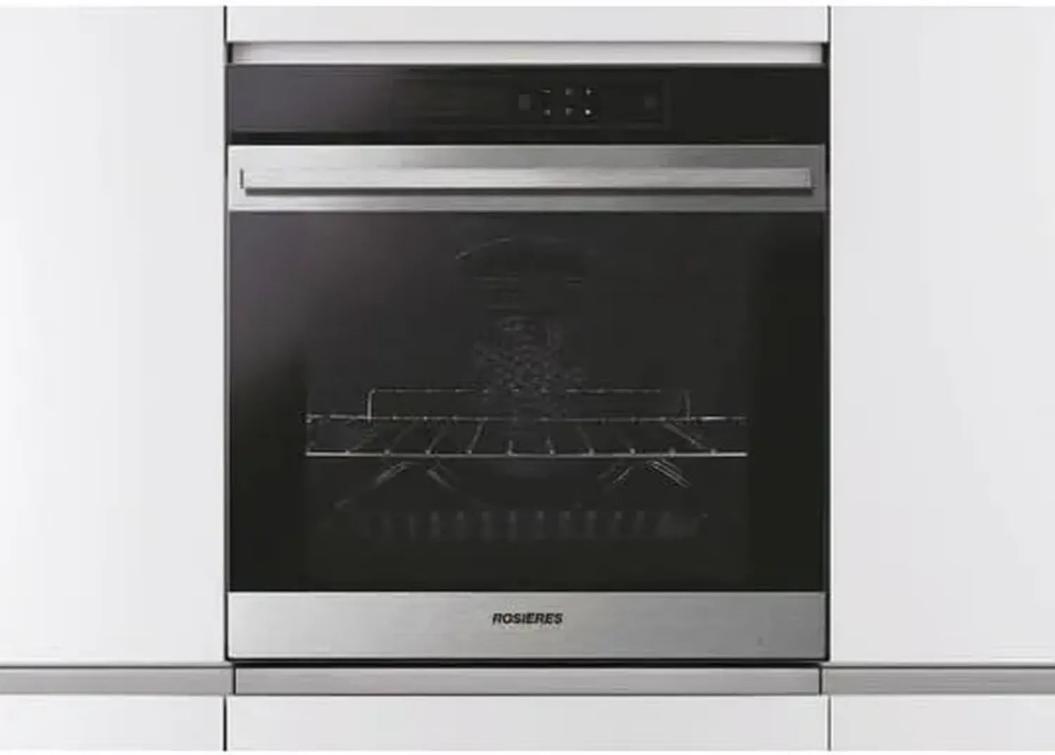 Four encastrable pyrolyse Rosières, 78L, multifonction, inox