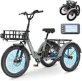Vélo Électrique Pliable 20' MOONCOOL pour Adultes avec Batterie 36V 20Ah, Moteur 250W, Écran LCD, Jusqu'à 25 km/h, IP65, 45 Nm, Grand Panier