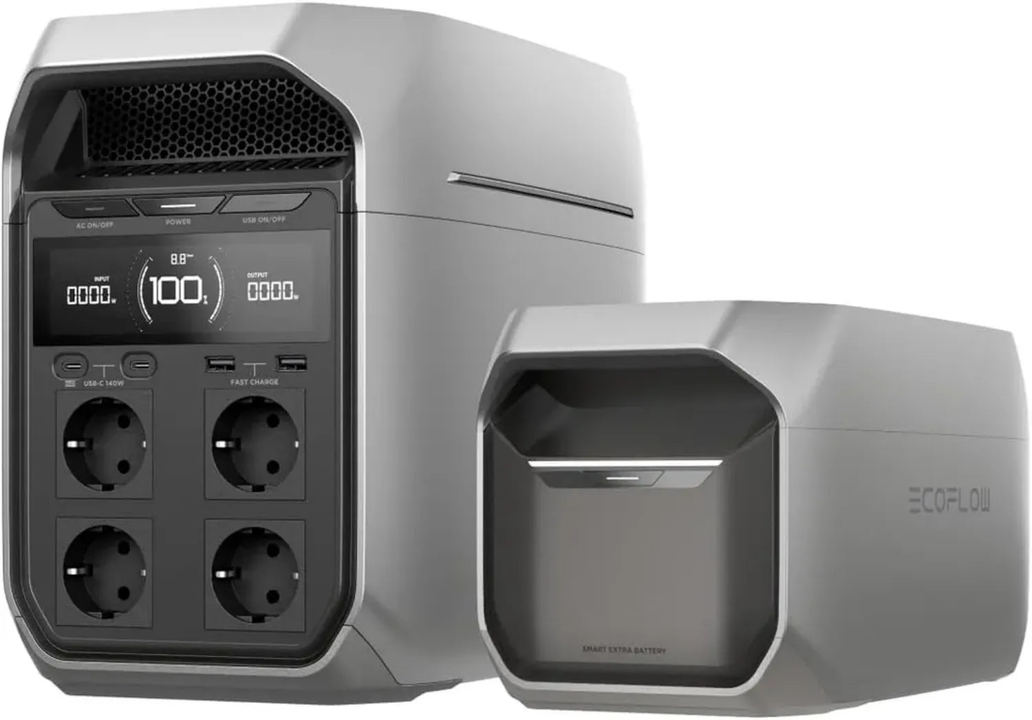 Générateur Portable EcoFlow DELTA 3 Plus 2000Wh avec Batterie de Secours, Idéal pour Camping, Urgences et Caravanes
