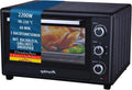 Four Électrique XXL 60L à Chaleur Convection, 2200W, Fonction Tournebroche, Éclairage Intérieur, 40-230°C, Noir