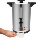 Percolateur à café 20L en acier inoxydable avec filtre permanent pour événements