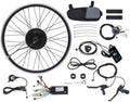 Kit de Conversion Vélo Électrique 24' - Moteur Roue Arrière 500W, 36V - Compatible Frein à Disque et Batterie 13Ah