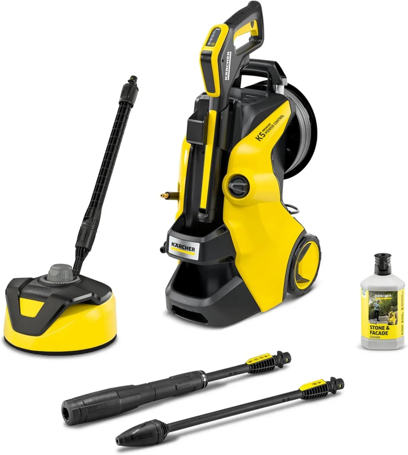 Kärcher K 5 Nettoyeur Haute Pression avec Kit Maison, 145 bar, 500 l/h, Surface 40 m², 13,9 kg